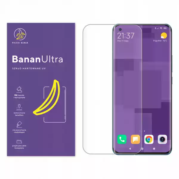 Szkło Hartowane Uv Polski Banan Do Xiaomi Mi 11