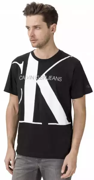 Męska Koszulka Calvin Klein Ck Czarna Rozmiar M