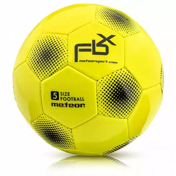 Piłka Nożna Meteor Fbx #5 Neonowy Żółty