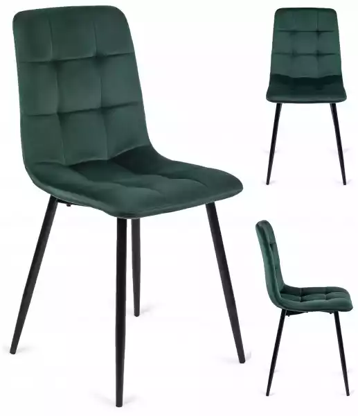 Krzesło Peru Zielone Do Salonu Jadalni Loft Velvet