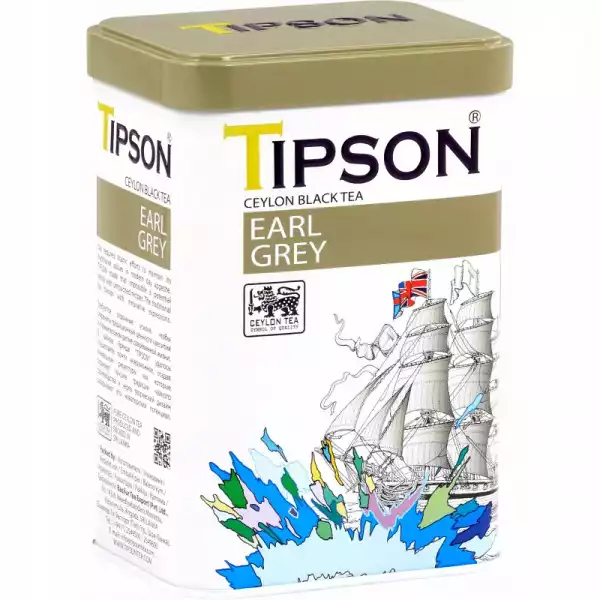 Herbata Czarna Liściasta Tipson Earl Grey 85G