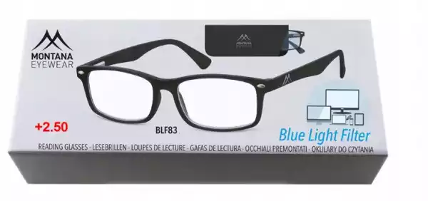 +2.50 83 Okulary Do Czytania Filtr Niebieski Plusy