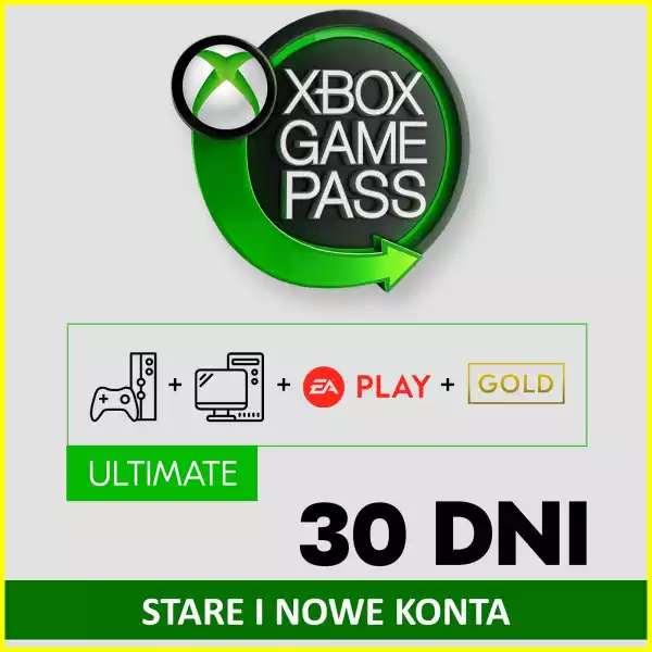 Xbox Game Pass Ultimate 30 Dni Xbox Live Gold