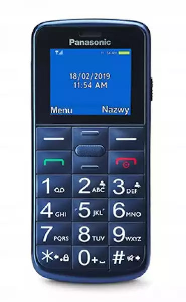 Panasonic Kx-Tu110 Telefon Dla Seniora Niebieski