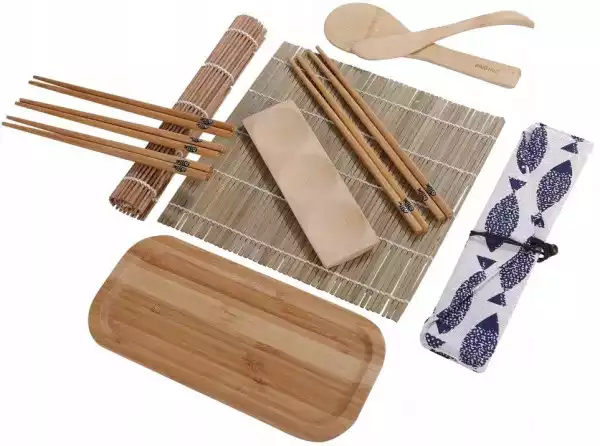 Zestaw Do Sushi Nigiri Hosomaki Dla 5 Osób Bambus