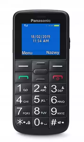 Panasonic Kx-Tu110 Telefon Dla Seniora Sos Czarny