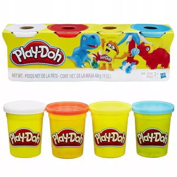 Hasbro Ciastolina Play-Doh Zestaw 4 Tub B5517