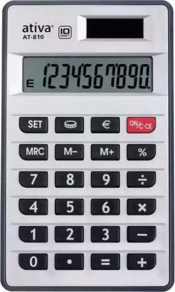 ﻿kalkulator Kieszonkowy Ativa Podręczny Biurowy 10C
