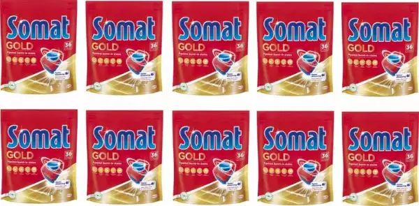 Somat Tabletki Do Zmywarki Gold 36Szt X10