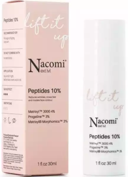 Nacomi Next Level Peptides Serum Peptydowe 10%