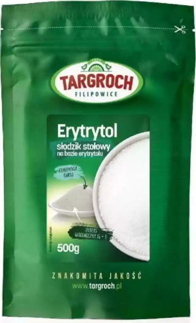 Erytrytol Erytrol Erythritol Naturalny Niskokaloryczny 500G Targ