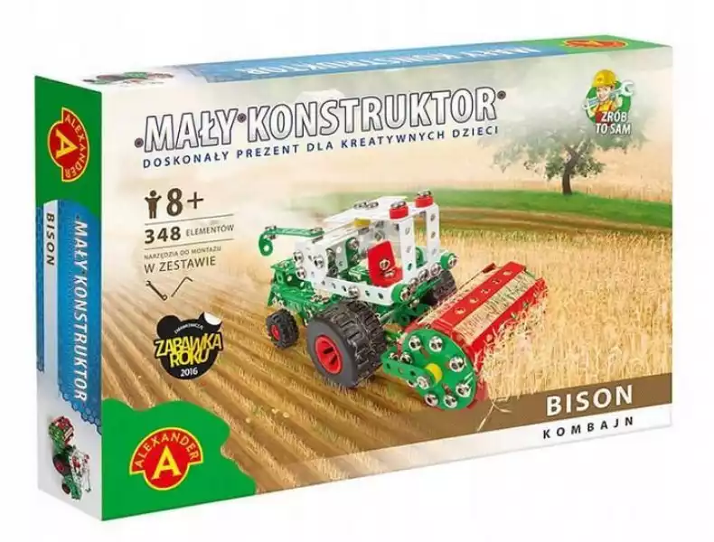 ﻿mały Konstruktor - Maszyny Rolnicze. Bison Alex