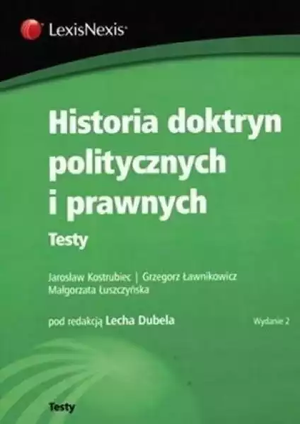 Historia Doktryn Politycznych I Prawnych. Testy