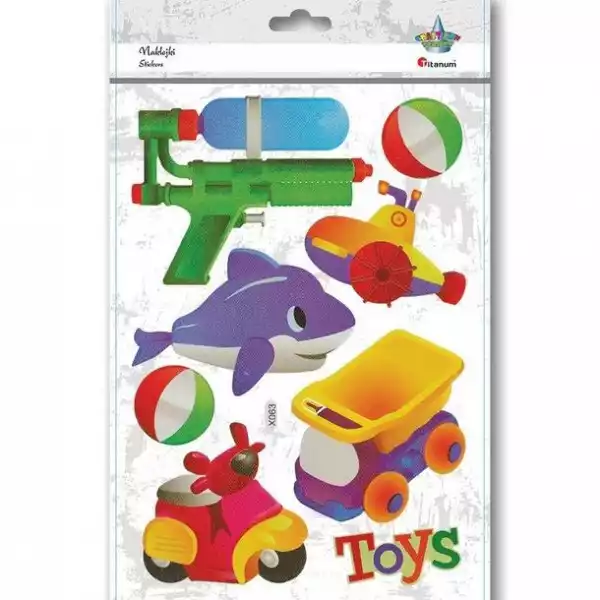 ﻿naklejki Wypukłe Miękkie Toys Mix 8Szt