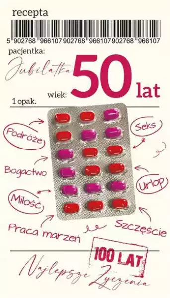 Karnet Urodziny 50 Gift-35 Armin Style