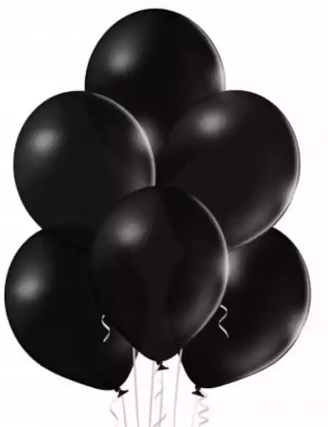 Balony B105 Pastelowe Czarne 30Cm 100Szt