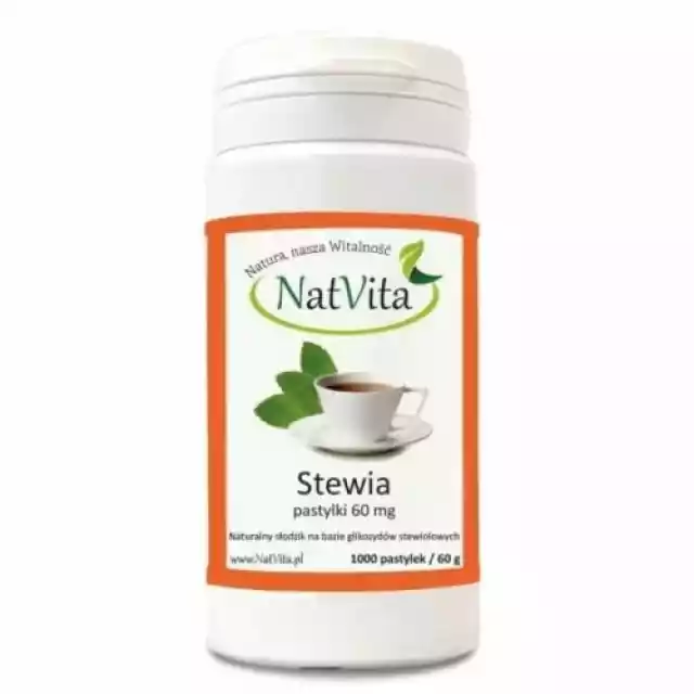 Stewia 60 Mg 1000 Pastylek Natvita