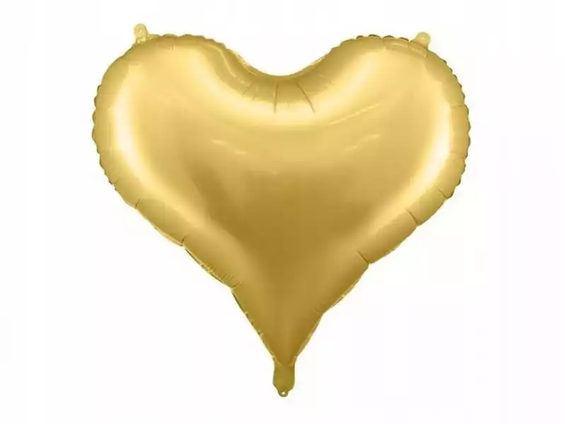 ﻿balon Foliowy Serce 75X64,5Cm Złoty