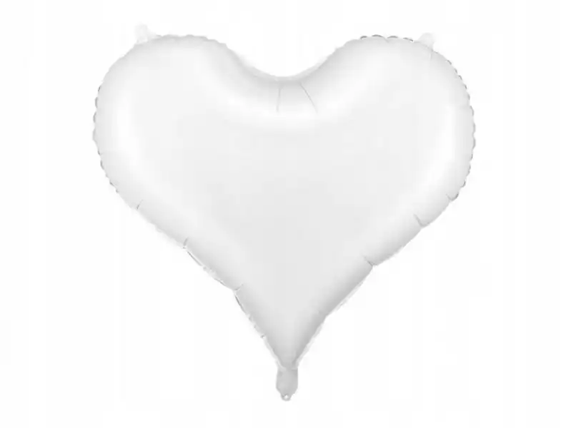 ﻿balon Foliowy Serce 75X64,5Cm Biały