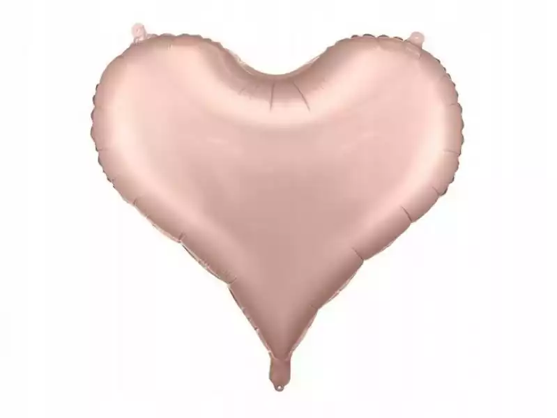 ﻿balon Foliowy Serce 75X64,5Cm Różowe Złoto