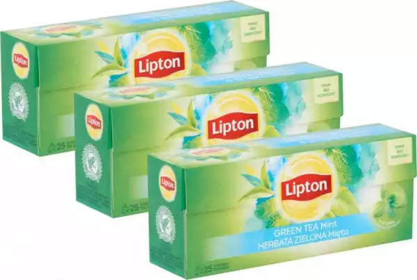 Herbata Zielona Ekspresowa Lipton 32,5 G X3 Opak