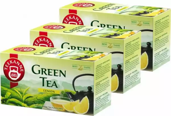 Teekanne Green Tea Herbata Zielona Cytryna 20T X3