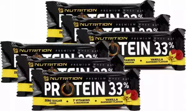 Go On Nutrition Baton Proteinowy 33% Wanilia X 6