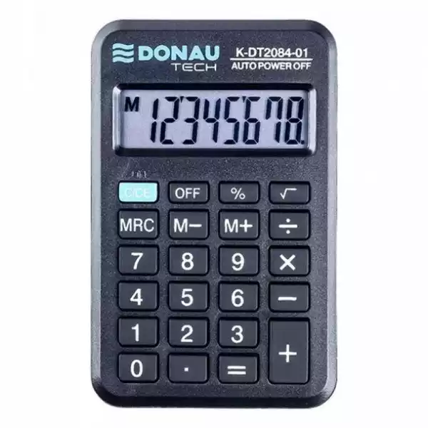 Kalkulator Kieszonkowy 8 Cyfr.czarny Donau Donau