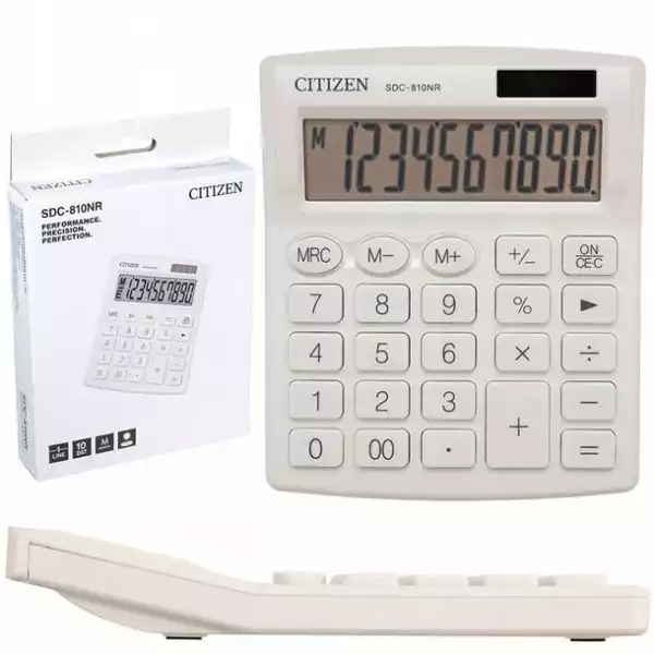 Kalkulator Biurowy Citizen Sdc-810Nrwhe 10-Cyfrowy
