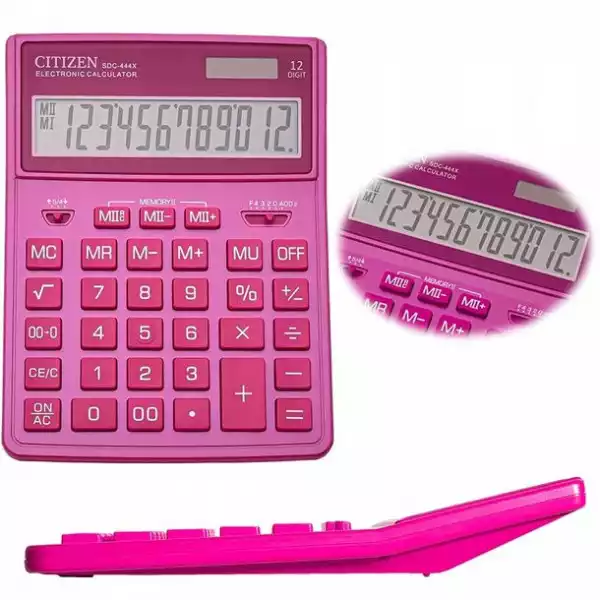 ﻿kalkulator Biurowy Citizen Duży Sdc-444Xrpke Plus