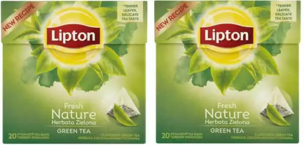 Herbata Zielona Ekspresowa Lipton 2 Opakowania