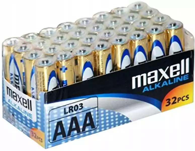 Maxell Lr3 Aaa Baterie Alkaliczne 32 Szt
