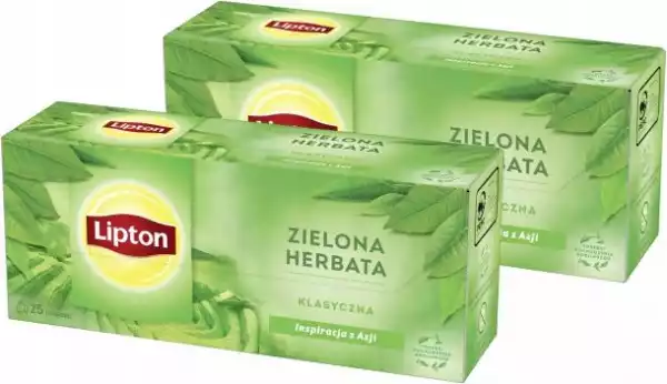 Herbata Zielona Lipton Green Tea Classic 50Szt