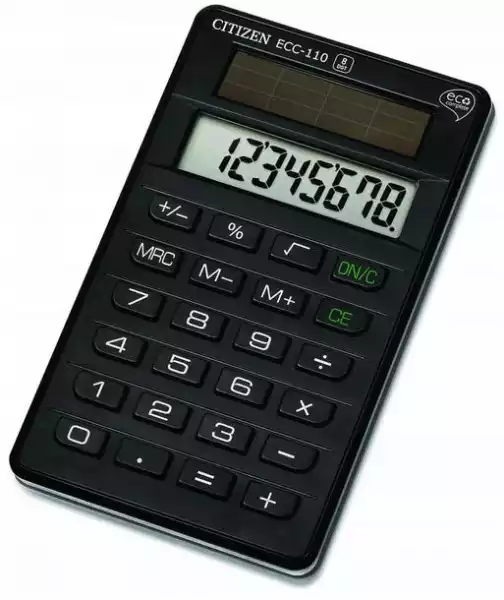 Kalkulator Citizen Ecc-110 Ekologiczny 8 Pozycyjny