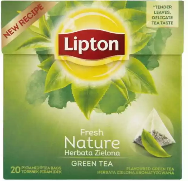 Herbata Zielona Lipton Green Tea Nature 20Szt