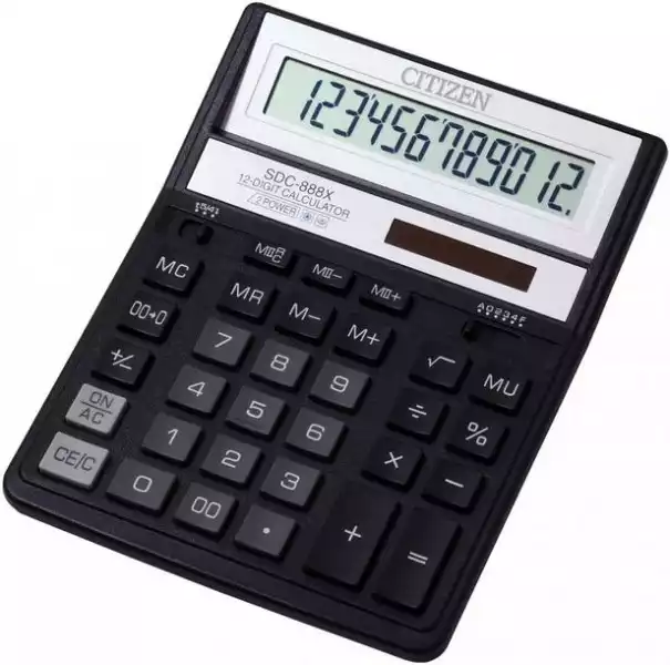Kalkulator Biurowy Citizen Sdc 888X Czarny