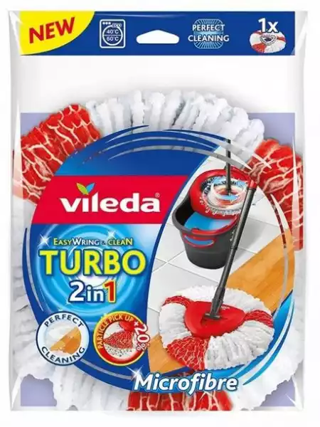 ﻿mop Obrotowy Vileda Easy Turbo 2W1 Końcówka