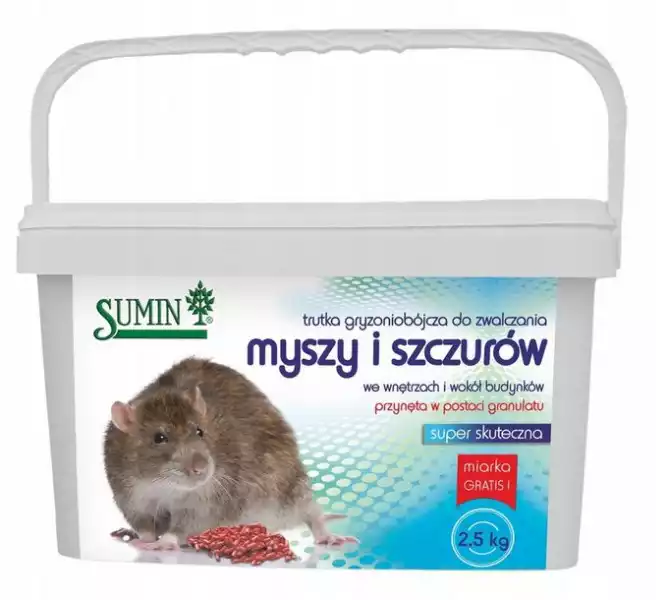 Sumin Trutka Granulat Na Szczury Myszy 2,5Kg