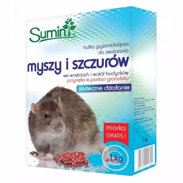 Sumin Trutka Granulat Na Szczury Myszy 1Kg