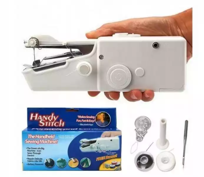 Maszyna Do Szycia Mini Ręczna Baterie Handy Stitch