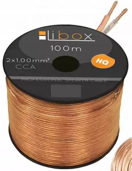 ﻿kabel Przewód Głośnikowy 2X1,00Mm Cca 100 Metrów