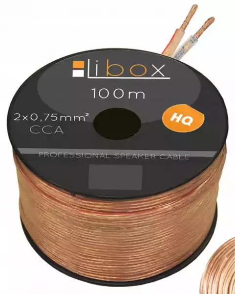 ﻿kabel Przewód Głośnikowy 2X0,75Mm Cca 100 Metrów