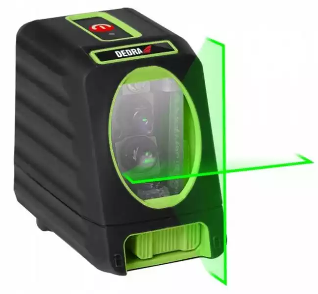 Laser Krzyżowy Zielony Dedra Mc0903 Poziomica