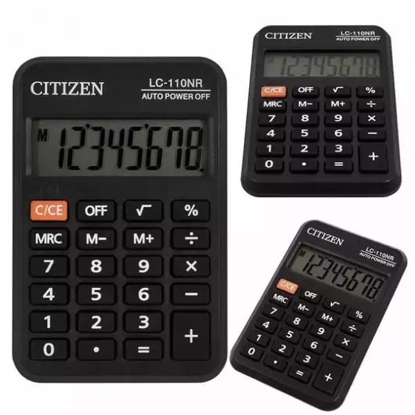 Kalkulator Kieszonkowy Citizen Lc-110Nr 8 Cyfrowy