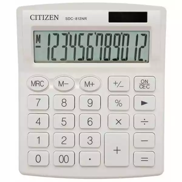 ﻿kalkulator Biurowy Citizen Sdc-812Nrwhe Biały