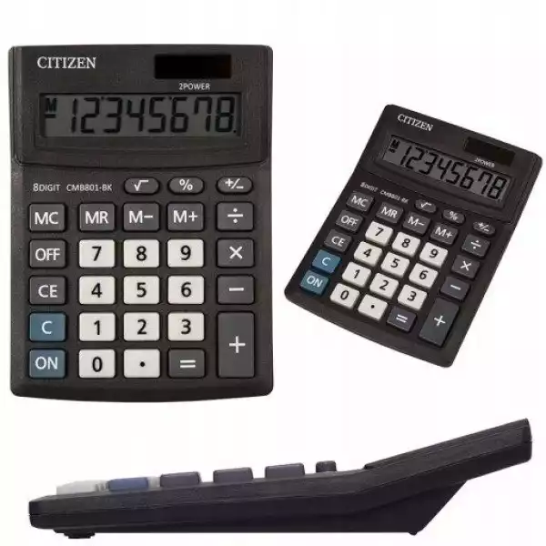 Kalkulator Biurowy Citizen Cmb801-Bk Czarny