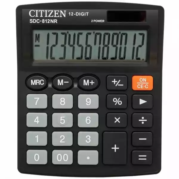 ﻿kalkulator Biurowy Citizen Sdc-812 Pamięć