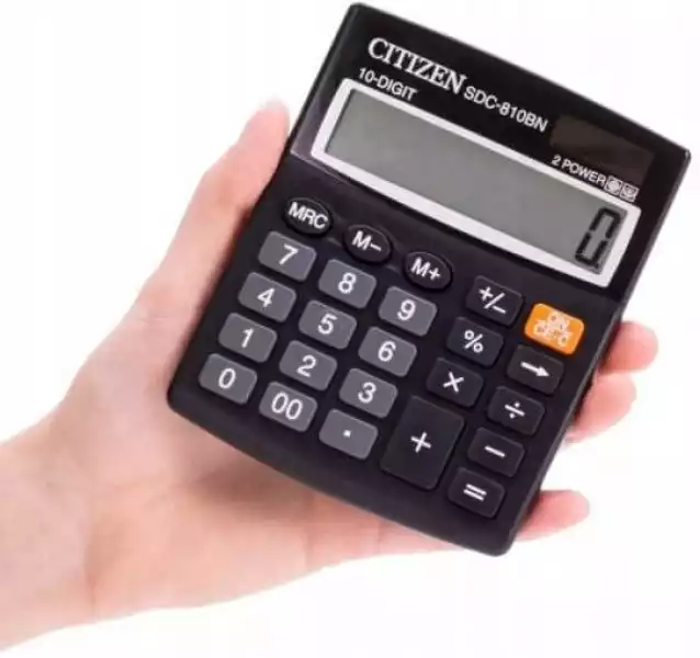 Kalkulator Biurowy 10-Pozycyjny Citizen Sdc-810B