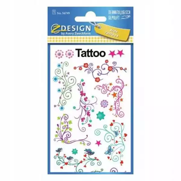 Tatuaże Zmywalne Dla Dzieci Ornamenty Z-Design