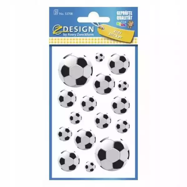 ﻿naklejki Papierowe - Piłka Nożna Z-Design 53708